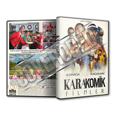 Karakomik Filmler 2 Arada - 2019 Türkçe Dvd cover Tasarımı